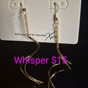 Park Lane Gold Twisted Dangle Earrings